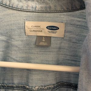 Lightweight jean shirt